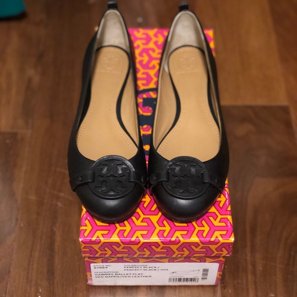 Tory Burch Black Flat